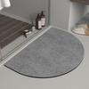 Quick-Dry Anti-Slip Diatom Mud Bath Mat - Solid Color, Water-Absorbent Bathroom Floor Mat