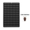 Silicone World DIY Schokoladen-Keks Silikon-Backformen 100 Löcher Mini Haustier Welpen Snack Keksform Weihnachten Ostern Süßigkeitenform