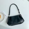 Soft Pleated Underarm Bag Niche Solid Color Portable Shoulder Bag Women's Fashion Versatile Messenger Bag Women's