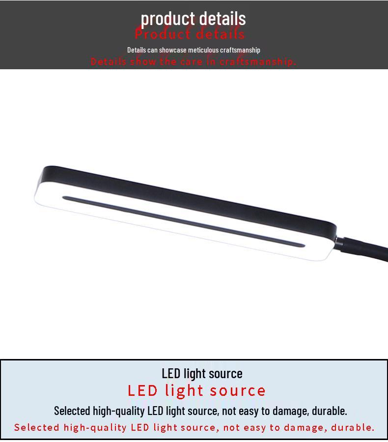 Ultra-Bright LED Desk Lamp: Clip-On Light for Nail, Beauty, Embroidery, & Eyelash Work.