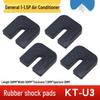 Shock Absorbing Rubber Foot Pad for Air Conditioner Outdoor Unit, Anti-slip & Heightened