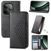 For Realme GT 6 5G Case Calf Texture PU Leather Phone Cover with Wallet
