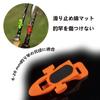 BRIIKPP Lure Hook Holder Fishing Tackle Keeper with Rubber Ring,