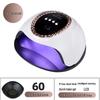 F15 Phototherapy Nail Lamp: Gel Curing for Hands & Feet, Smart Sensor, 4 Timer Settings