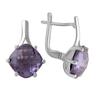 Boucles d'oreilles en argent avec alexandrite 10,55 ct (2050162)