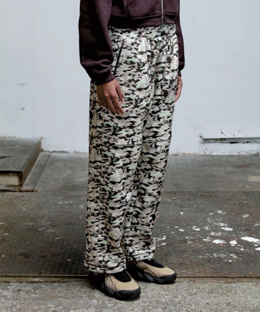 ERER Camouflage Fleece Pants Tan