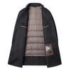 FAPAI Men's Merino Wool Down-Lined Overcoat
