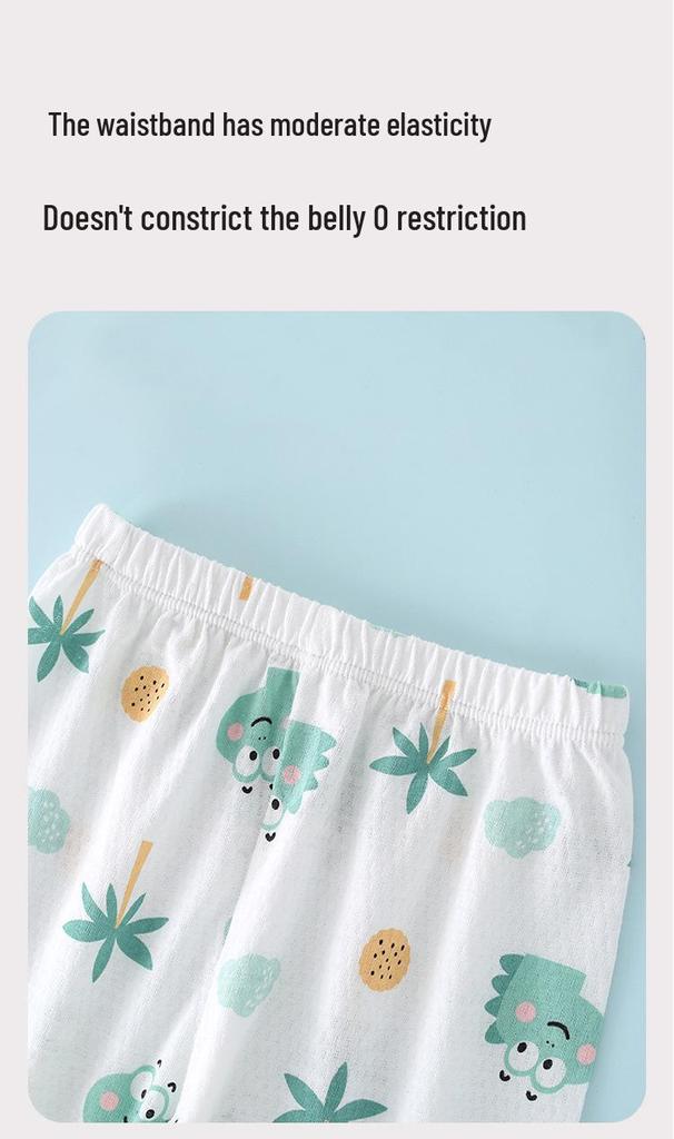Infant Cotton Anti-Mosquito Summer Lantern Pants - Unisex