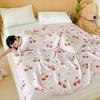 100% Cotton Blanket Breathable Towel for Kids Blankets Skin-friendly Plaid Nap Blankets Super Soft Bedsheet Travel Shawl