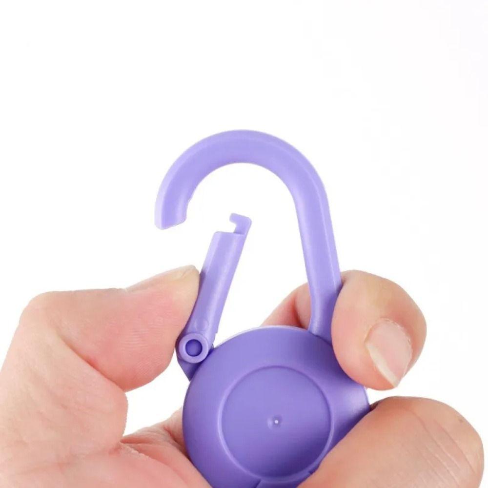 Steel Wire Telescopic Wire Rope Keychain Easy-to-pull Retractable Key Ring  Climbing
