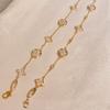 Versatile Four-Leaf Clover Bracelet for Women, Luxury Niche Style with High-End Appeal