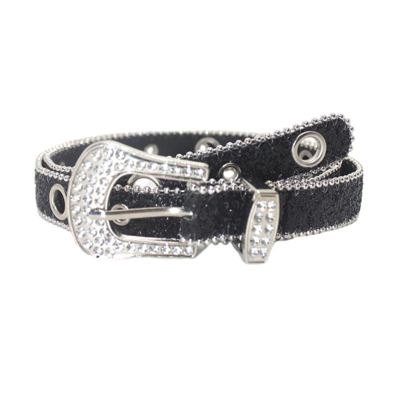 

Shinning Rhinestone Belt Woman Man Teens Nightclub Waist Belt for Jeans Skirt 1