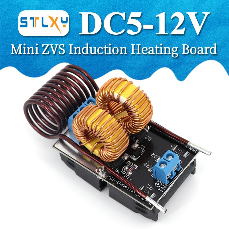 Mini płyta grzewcza indukcyjna ZVS 5-12V 120W Sterownik Flyback Grzałka DIY Kuchenka + Cewka zapłonowa