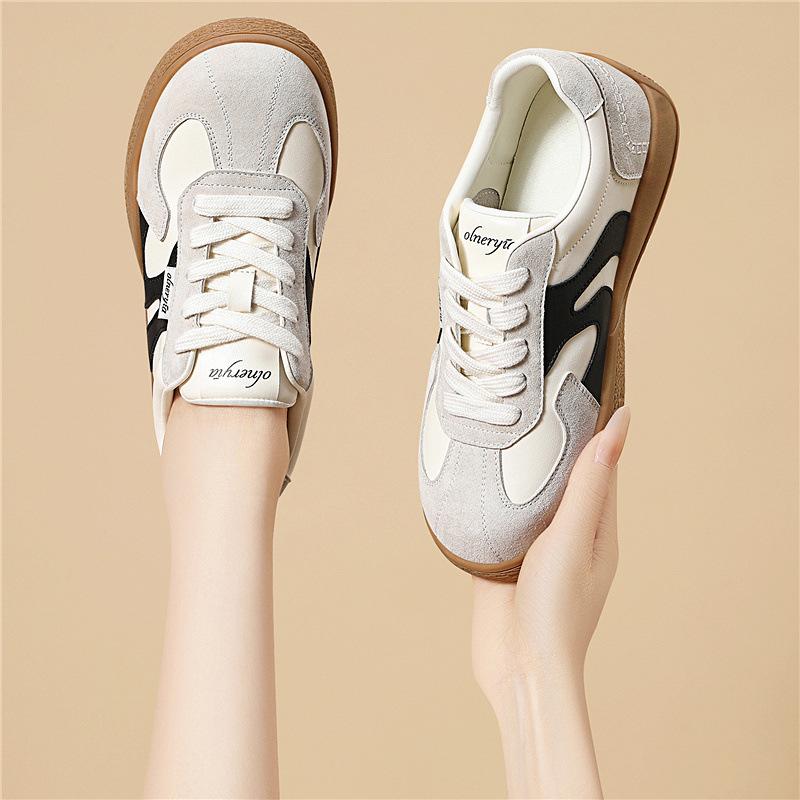 

Korean version retro thick baseplate shoes spring Forrest Gump shoes comfortable and versatile casual low-top sports moral training shoes women s shoe 35