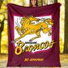 1pc Football Team (19) Theme Blanket - Digital Print, Polyester, Cozy for All Seasons, Perfect for Outdoor, Camping, and Travel