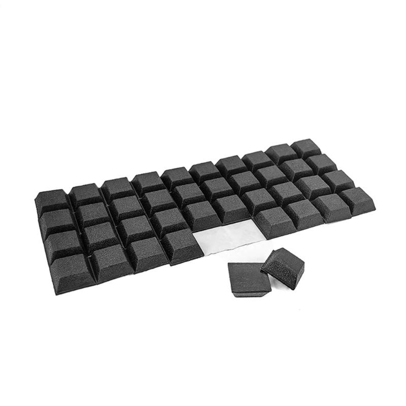 Rubber Feet 20 Count with Adhesive Backing for Base Contact Use On Furniture, Desk Devices, Equipment, and Cabinets