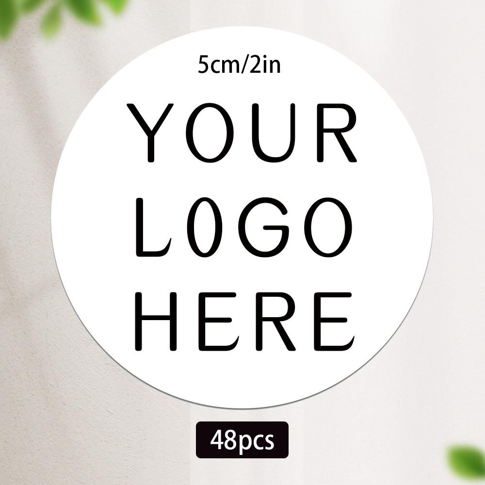 

768pcs custom stickers /2in/LOGO/ Wedding/Business/birthday/packaging seal/personalized stickers, custom pictures, waterproof