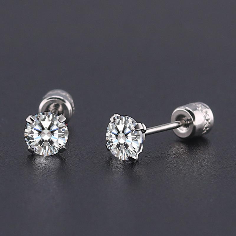 Men's Ear Bone Studs Cool Ins Niche Stylish High-end Trendy Personality Anti-allergy Trendy Men's Simple Earrings