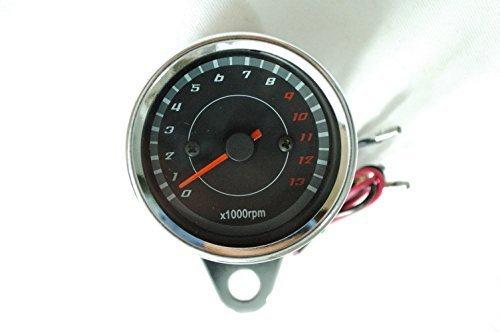Светодиодный мини-спидометр и тахометр [ПРЕИМУЩЕСТВО] Универсальный мотоциклетный электрический/механический тип (Тахометр (электрический))