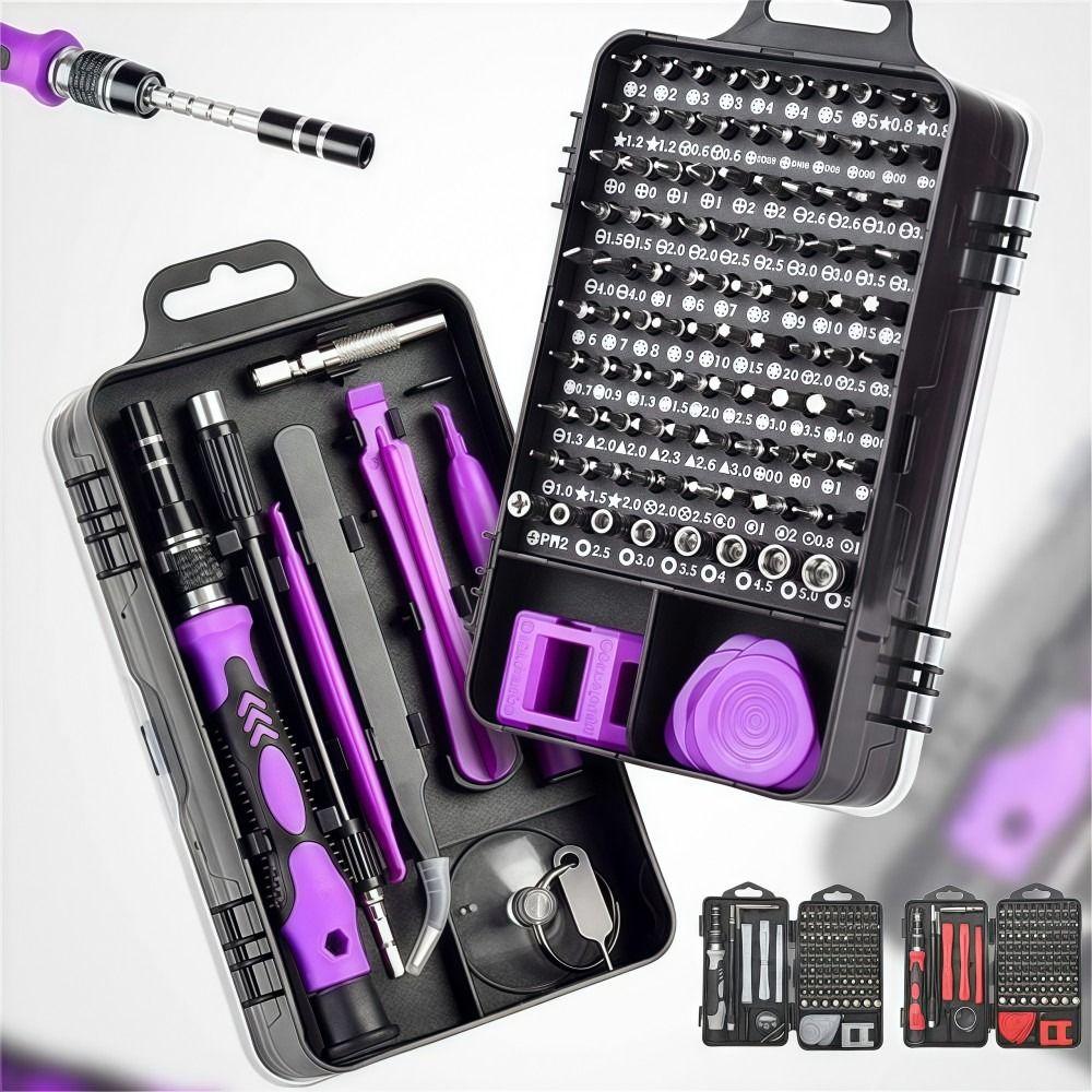 115-in-1 Precision Screwdriver Set Portable Durable Magnetic Repair Tool Kit Multi-functional Screwdriver Kit For Home Repair