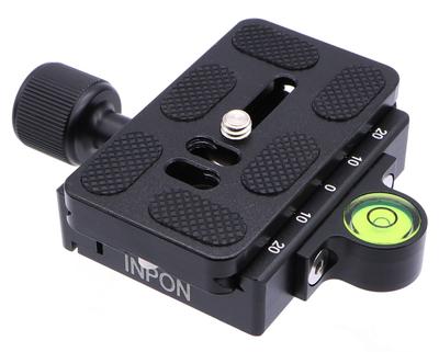 INPON 60mm Hızlı Çıkarma Kelepçesi 70mm Hızlı Çıkarma Plakası + Set İçin, Arca-Swiss Uyumlu, Tripodlar/Bilyalı Başlıklar/Tripod Başlıkları vb.