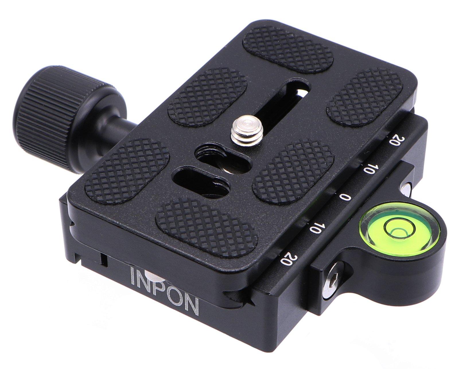 

INPON 60mm Quick Release Clamp 70mm Quick Release Plate for + Set, Arca-Swiss Compatible, Tripods/Ball Heads/Tripod Heads, etc. чёрный