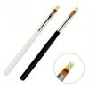 1pc Nail Tools Nail Brush Serrated Powder Bar Black Bar Nail Pen Nail Pen Gradient Pen Nail Brush