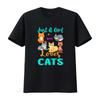 Just A Girl Who Loves Cats Cat Lover s T Shirt vintage Washed Soft graphic Comfortable homme designer clothes Casual Versatile