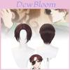 Elegant Short Cosplay Wig For Women Featuring High Temperature Fiber In Unique Color