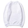 Unisex Fleece Sweatshirt Casual Sports Pullover Solid Color Long Sleeve Top Men Women