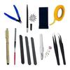 [Plastic Model Tool Set] 26-piece Set for Gunpla Beginners, Including Nippers, Design Knife, Tweezers, Electric Polisher Included, Storage Case,