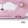 Electric Handheld Sewing Machine Dual Line USB Rechargeable Mini Sewing Machine Sturdy Easy To Operate Small Sewing Machine
