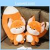 Tail Fox Big Plush Toy Cartoon Stuffed Animal Bedroom Decoration Gifts Kids