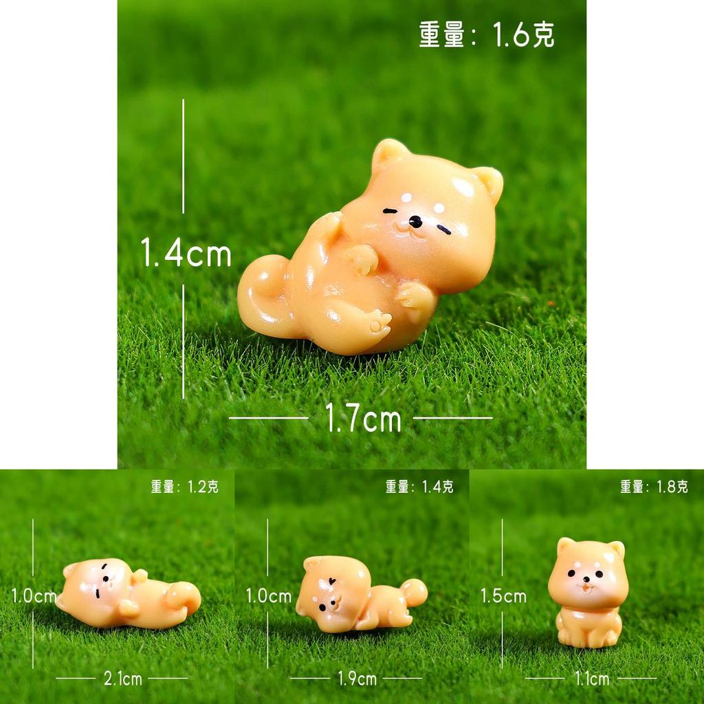 Shiba Inu Baby Resin Hantverksprydnad För Festfirande Och Gåvogivning