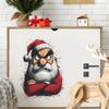 Creative and Lively Santa Claus Bedroom, Living Room and Study Background Beautification Wall Stickers