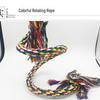 Colorful Cotton Rope Chewing and Climbing Toys for Parrots (Large, Medium, Small)