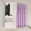Quick-Drying 0.5mm Black Gel Pen with White Brush Tip - Ideal for Students