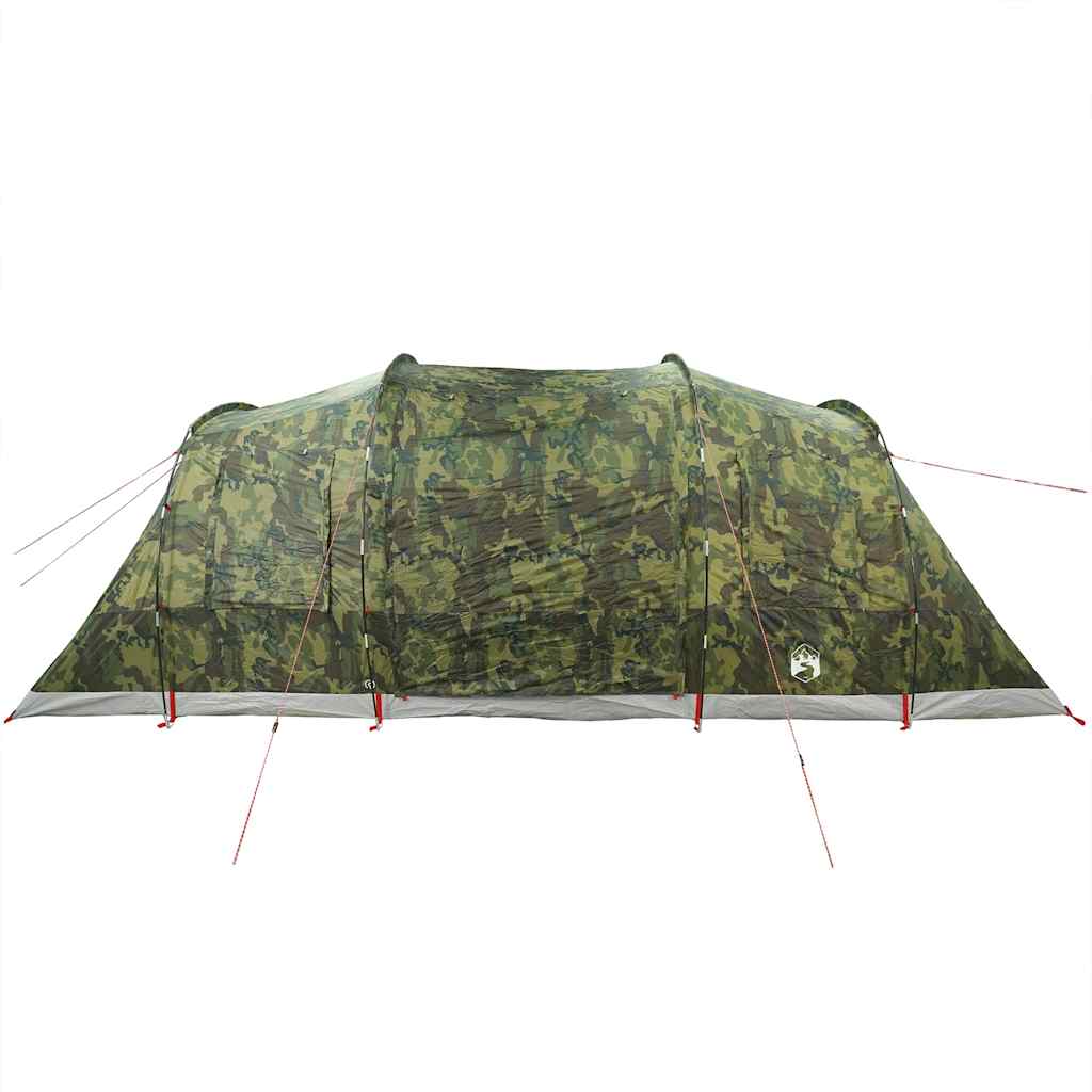 Vidaxl Tourist Tent, Tunnel, 4-Person, Camouflage, Waterproof