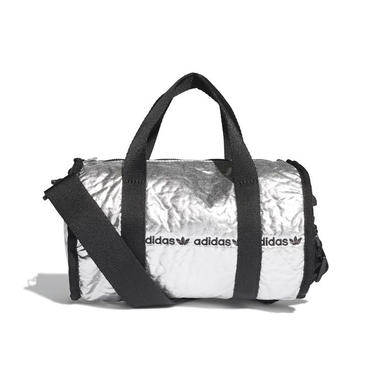

New Adidas Originals Nylon Fabric Sports Bag, Shoulder Bag Mini Unisex Silver GE4778 24.9*15.0*15.0CM