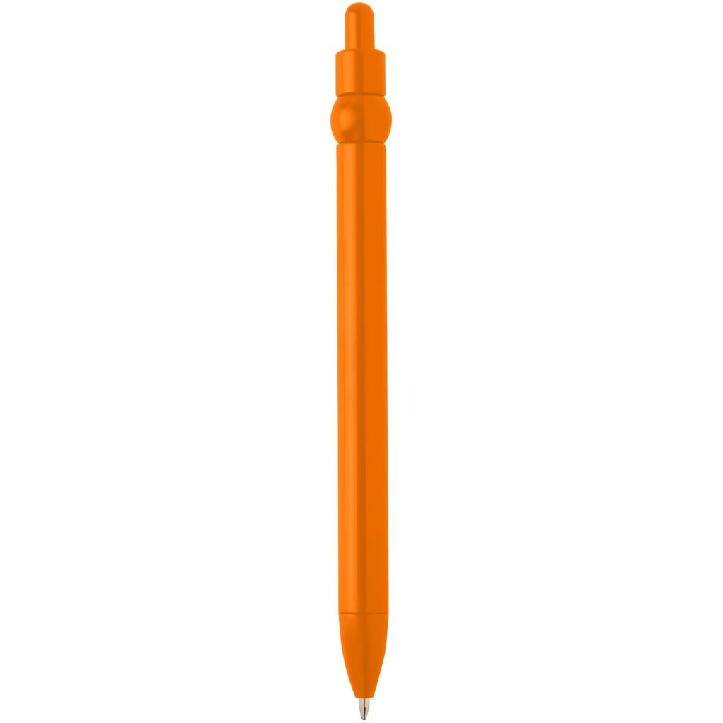 Plastic Pen Recycled "Fidget" (black Ink) Orange