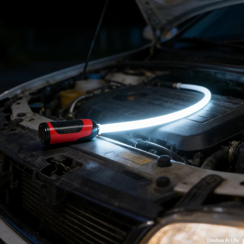 Flexibler LED-Taschenlampenstab Biegsames Arbeitslicht Tragbare USB-wiederaufladbare Lampe für Garage Autoreparatur Camping Notbeleuchtung