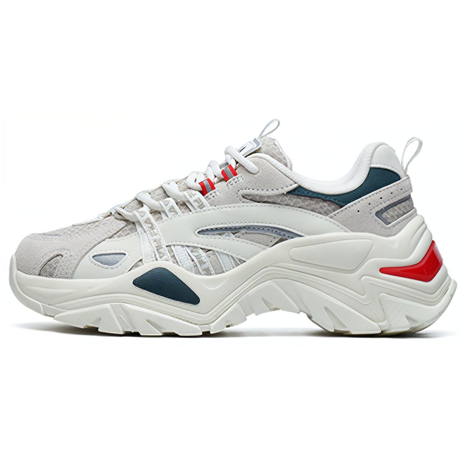 

New FILA Low Top Chunky Sneakers Women s White Silver F12W124164FWS 35.5