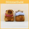 Plush Capybara Cute Backpack Clip Stuffed Animal With Durable Toy Material