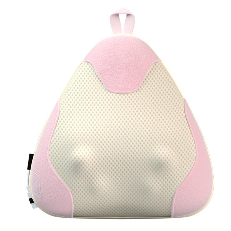 

Wireless Heated Lumbar Massage Cushion with Cross-Border Charging рожевий