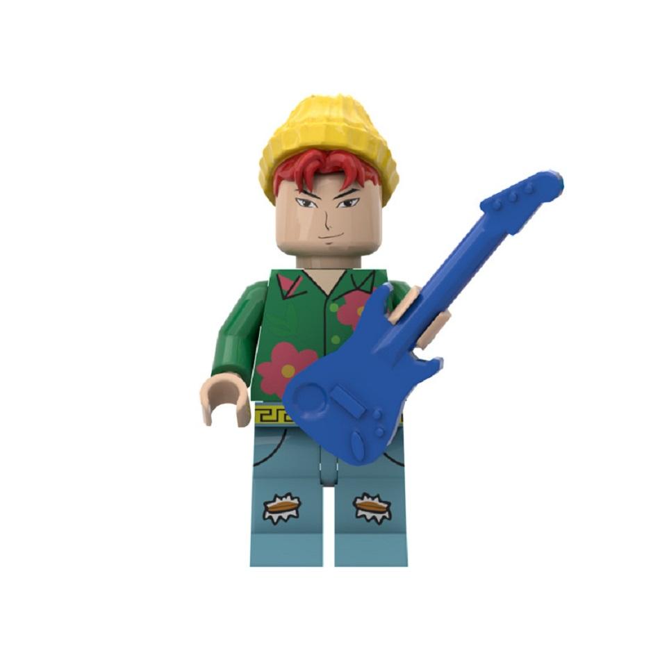 Produkt Kpop Devil Hunter Mini-Actionfigur Bausteine Spielzeug Anime Peripherie Schreibtischdekoration Sammlung Weihnachtsgeschenk