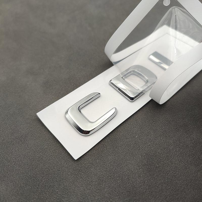 3d ABS Chrome CDI Logo Letters Car Trunk Emblem Badge For ML 320 270 C220 W204 A B GLK 220 CDI Sticker Accessories