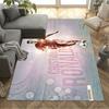 Ronaldo's Soccer Legend Floor Mat Design for Game Room Decorate room Dormitory Foyer Antislip Carpet Decorate Offices