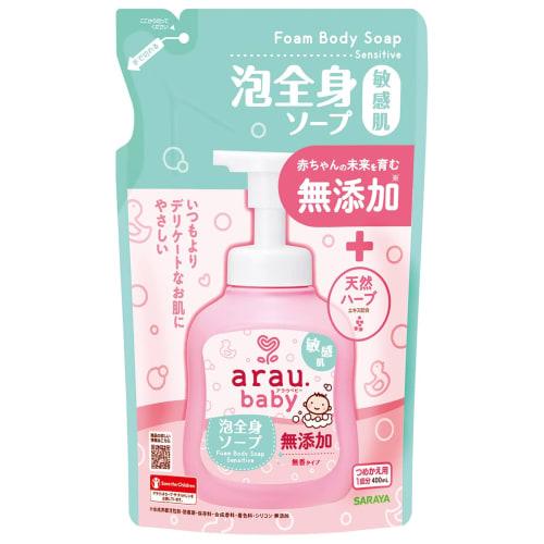Arau. Arau Baby Foaming Body Soap Refill, Sensitive Skin, 400ml