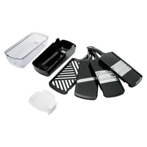 Shimomura Kogyo, Made in Japan, Professional Grade Vegetable Cooker Set (PGS-05) for Slicing, Julienne, Shredding, and Grating, Made in Tsubame-Sanjo,