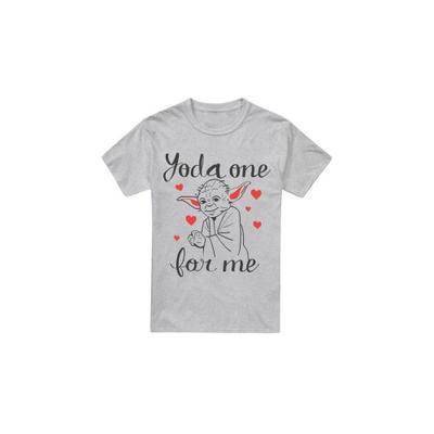 Herren Yoda Einer für mich Valentinstag T-Shirt